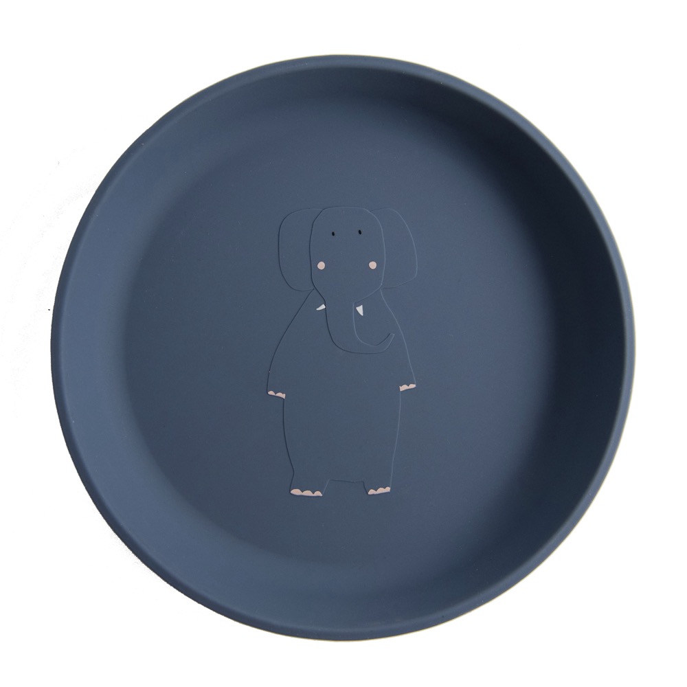 Assiette silicone - Mrs. Elephant